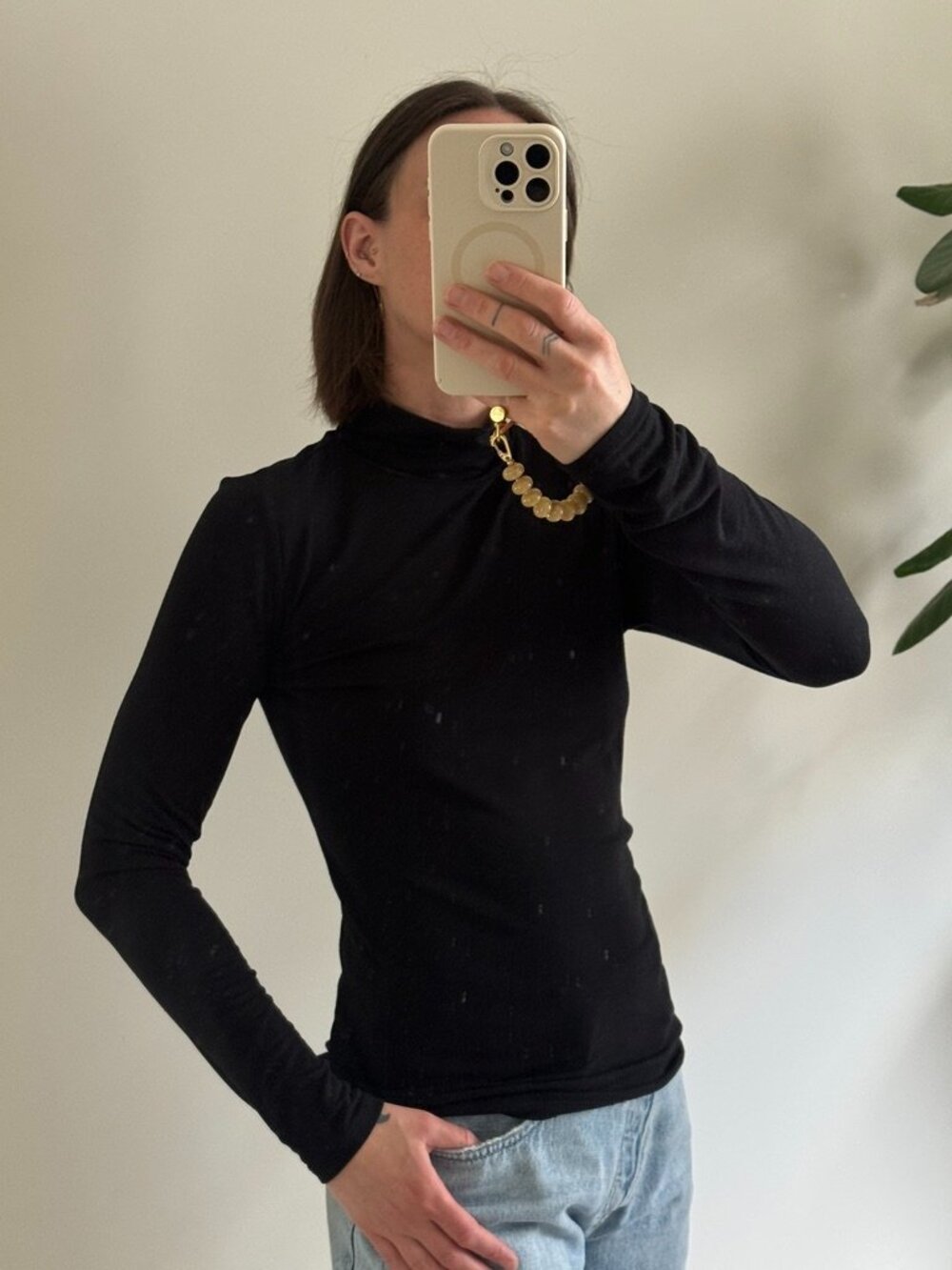 Babaton Black Turtleneck